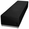 Flash Furniture HERCULES Alon Series Black Leather Recep Set, 4 PC, Model# ZB-803-540-SET-BK-GG 4