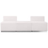 Flash Furniture HERCULES Alon Series White Leather Recep Set, 3 PC, Model# ZB-803-670-SET-WH-GG 6