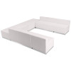 Flash Furniture HERCULES Alon Series White Leather Recep Set, 8 PC, Model# ZB-803-710-SET-WH-GG