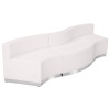 Flash Furniture HERCULES Alon Series White Leather Recep Set, 3 PC, Model# ZB-803-720-SET-WH-GG
