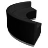 Flash Furniture HERCULES Alon Series Black Leather Recep Set, 3 PC, Model# ZB-803-740-SET-BK-GG 5