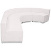 Flash Furniture HERCULES Alon Series White Leather Recep Set, 4 PC, Model# ZB-803-760-SET-WH-GG 6