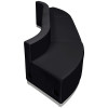 Flash Furniture HERCULES Alon Series Black Leather Recep Set, 3 PC, Model# ZB-803-780-SET-BK-GG 5