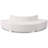 Flash Furniture HERCULES Alon Series White Leather Recep Set, 3 PC, Model# ZB-803-800-SET-WH-GG
