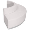 Flash Furniture HERCULES Alon Series White Leather Recep Set, 3 PC, Model# ZB-803-800-SET-WH-GG 4