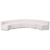 Flash Furniture HERCULES Alon Series White Leather Recep Set, 5 PC, Model# ZB-803-820-SET-WH-GG 6