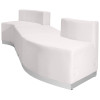 Flash Furniture HERCULES Alon Series White Leather Recep Set, 4 PC, Model# ZB-803-860-SET-WH-GG 6