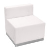 Flash Furniture HERCULES Alon Series White Leather Chair, Model# ZB-803-CHAIR-WH-GG