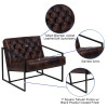 Flash Furniture HERCULES Madison Series Bomber Jacket Leather Chair, Model# ZB-8522-BJ-GG 3
