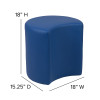Flash Furniture 18" Soft Seating Moon-Blue, Model# ZB-FT-045C-18-BLUE-GG 4