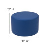 Flash Furniture 12" Soft Seating Circle-Blue, Model# ZB-FT-045R-12-BLUE-GG 4
