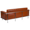 Flash Furniture HERCULES Lesley Series Cognac Leather Sofa, Model# ZB-LESLEY-8090-SOFA-COG-GG 3