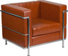 Flash Furniture HERCULES Regal Series Cognac Leather Chair, Model# ZB-REGAL-810-1-CHAIR-COG-GG