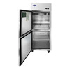 Atosa Top Mount Two-Divided Door Freezer (left hinge), Model# MBF8007GRL