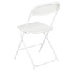 Flash Furniture HERCULES 2 PK White Plastic Folding Chairs, Model# 2-LE-L-3-WHITE-GG