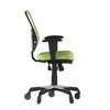 Flash Furniture Nicholas Mid-Back Green Mesh Multifunction Executive Swivel Ergonomic Office Chair w/ Adjustable Arms & Transparent Roller Wheels, Model# HL-0001-GN-RLB-GG