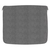 Flash Furniture McIntosh Set of 2 Outdoor Patio Chair Cushion, Weather-Resistant Removable Cover w/ 1.6" Comfort Foam Core w/ Ties 19"x18" Gray, Model# 2-TW-3WCU001-GY-GG