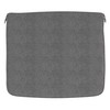 Flash Furniture McIntosh Set of 4 Outdoor Patio Chair Cushion, Weather-Resistant Removable Cover w/ 1.6" Comfort Foam Core w/ Ties 19"x18" Gray, Model# 4-TW-3WCU001-GY-GG