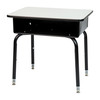 Flash Furniture Billie Student Desk w/ Open Front Metal Book Box Gray, Model# FD-DESK-GY-GG