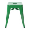 Flash Furniture 18" Table Height Stool Green Set of 4, Model# ET-BT3503-18-GN-GG