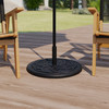 Flash Furniture Kona Universal Bronze Cement Patio Umbrella Base w/ Weatherproof Plastic Polymer Coating 19.25" Diameter, Model# GM-UB19-BRNZ-GG