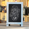 Flash Furniture Canterbury 9.5" x 14" 10 PK Rustic Blue Chalkboards, Model# 10-HFKHD-GDIS-CRE8-912315-GG