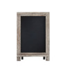 Flash Furniture Canterbury 9.5" x 14" Weathered Tabletop Magnetic Chalkboard Sign w/ Metal Scrolled Legs, Hanging Wall Chalkboard, Countertop Memo Board, Model# HFKHD-GDI-CRE8-322315-GG