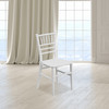 Flash Furniture HERCULES Childs White Resin Party & Event Chiavari Chair for Commercial & Residential Use, Model# LE-L-7K-WH-GG