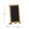 Flash Furniture Canterbury 12" x 17" 10 PK Torched Wood Chalkboards, Model# 10-HFKHD-GDIS-CRE8-622315-GG