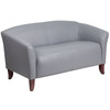 Flash Furniture HERCULES Imperial Series Gray LeatherSoft Loveseat, Model# 111-2-GY-GG