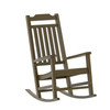 Flash Furniture Winston All-Weather Poly Resin Rocking Chair in Mahogany, Model# JJ-C14703-MHG-GG
