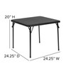 Flash Furniture Mindy Kids Black Folding Table, Model# JB-TABLE-BK-GG