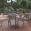 Flash Furniture Mellie 31.5'' Bronze Square Metal Indoor-Outdoor Table w/ Base, Model# TLH-053-3-BZ-GG