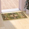 Flash Furniture Lodi Collection Southwestern 2' x 3' Green Area Rug Olefin Rug w/ Jute Backing for Hallway, Entryway, Bedroom, Living Room, Model# OKR-RG1113-23-GN-GG