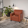 Flash Furniture HERCULES Diplomat Series Cognac LeatherSoft Chair, Model# BT-827-1-CG-GG