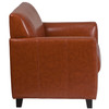 Flash Furniture HERCULES Diplomat Series Cognac LeatherSoft Chair, Model# BT-827-1-CG-GG