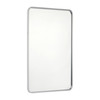 Flash Furniture Jada 24" x 36" Decorative Wall Mirror Rounded Corners, Bathroom & Living Room Glass Mirror Hangs Horizontal Or Vertical, Matte Silver, Model# HMHD-22M199YBN-SLV-GG