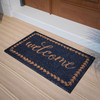 Flash Furniture Harbold 18" x 30" Indoor/Outdoor Navy Coir Doormat w/ Natural Welcome Message & Non-Slip Backing, Model# FW-FWGEN415-NAVNAT-GG