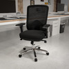 Flash Furniture HERCULES Series 24/7 Intensive Use Big & Tall 350 lb. Rated Black Mesh Multifunction Swivel Ergonomic Office Chair, Model# LQ-2-BK-GG