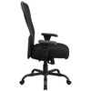 Flash Furniture HERCULES Series 24/7 Intensive Use Big & Tall 400 lb. Rated Black Mesh Multifunction Synchro-Tilt Ergonomic Office Chair, Model# LQ-3-BK-GG