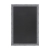 Flash Furniture Canterbury 24" x 36" Rustic Gray Wall Mount Magnetic Chalkboard Sign w/ Eraser, Hanging Wall Chalkboard Memo Board for Home, School, or Business, Model# HGWA-5GD-CRE8-272315-GG