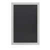 Flash Furniture Canterbury 24" x 36" White Wall Mount Magnetic Chalkboard Sign w/ Eraser, Hanging Wall Chalkboard Memo Board for Home, School, or Business, Model# HGWA-7GD-CRE8-364315-GG