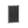 Flash Furniture Canterbury 18" x 24" Rustic Gray Wall Mount Magnetic Chalkboard Sign w/ Eraser, Hanging Wall Chalkboard Memo Board for Home, School, or Business, Model# HGWA-GDIS-CRE8-062315-GG
