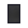 Flash Furniture Canterbury 20" x 30" Black Wall Mount Magnetic Chalkboard Sign w/ Eraser, Hanging Wall Chalkboard Memo Board for Home, School, or Business, Model# HGWA-GDI-CRE8-452315-GG
