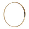 Flash Furniture Jennifer 30" Round Gold Metal Deep Framed Wall Mirror Large Accent Mirror for Bathroom, Entryway, Dining Room, & Living Room, Model# HMHD-22M116YB-GLD-GG
