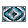 Flash Furniture Teagan Collection Southwestern 2' x 3' Turquoise Area Rug Olefin Rug w/ Jute Backing Entryway, Living Room, Bedroom, Model# OKR-RG1106-23-TQ-GG