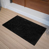 Flash Furniture Harbold 18" x 30" Indoor/Outdoor Solid Natural Coir Doormat w/ Non-Slip Backing in Black, Model# FW-FWGE4819-BK-GG