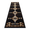 Flash Furniture Amado Collection Southwestern 3' x 16' Brown Area Rug, Model# KP-RGB9072-316-BN-GG