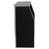 Flash Furniture Amara 4' Black Marble Laminate Foldable Bar Portable Event Bar, Model# XA-BAR-48-MAR-GG