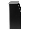 Flash Furniture Amara 4' Black Laminate Foldable Bar Portable Event Bar, Model# XA-BAR-48-BK-GG